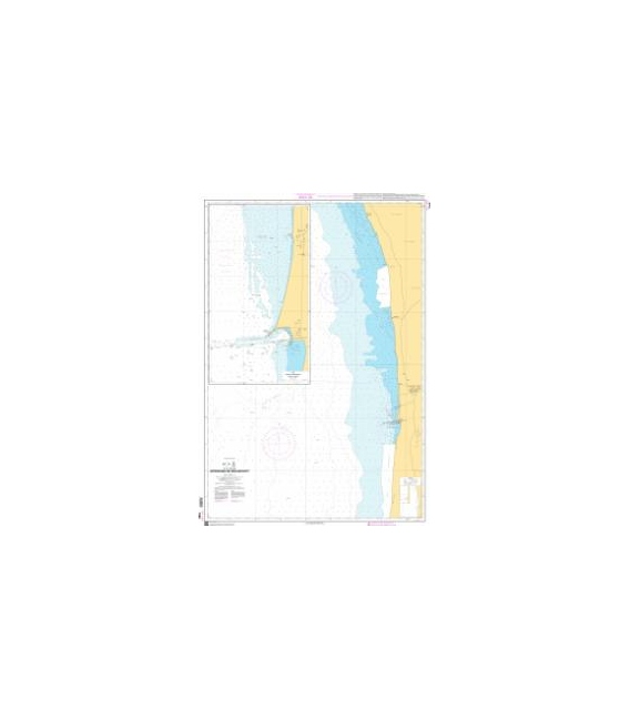 OceanGrafix French (SHOM) Nautical Chart 7568 Approches de Nouakchott