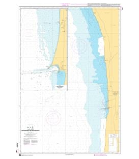 OceanGrafix French (SHOM) Nautical Chart 7568 Approches de Nouakchott