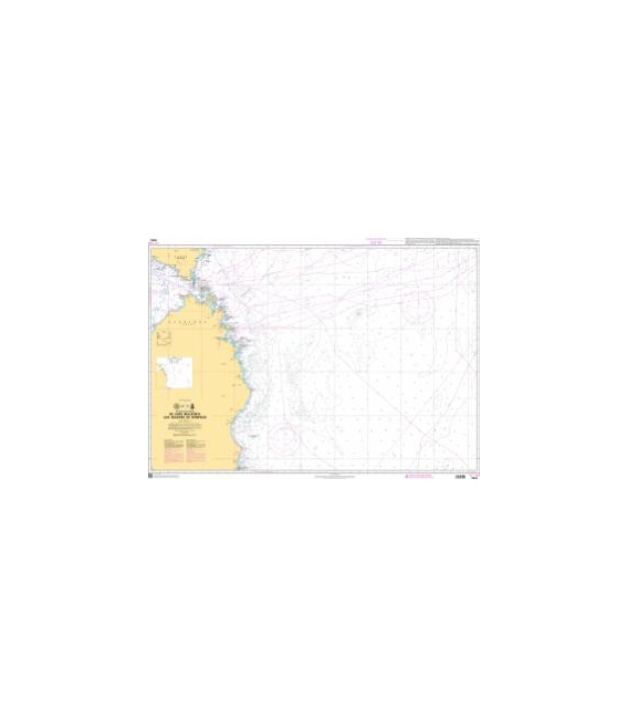 OceanGrafix French (SHOM) Nautical Chart 7510 De Capo Bellavista aux Bouches de Bonifacio