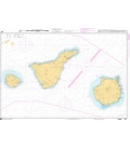 OceanGrafix French (SHOM) Nautical Chart 7565 Gran Canaria, Tenerife et La Gomera