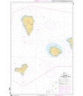 OceanGrafix French (SHOM) Nautical Chart 7563 La Palma, La Gomera et El Hierro
