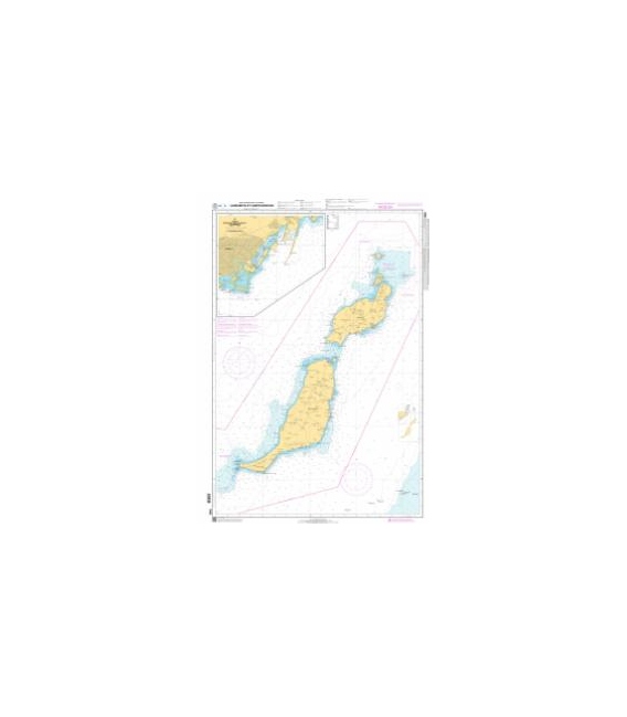 OceanGrafix French (SHOM) Nautical Chart 7562 Lanzarote et Fuerteventura