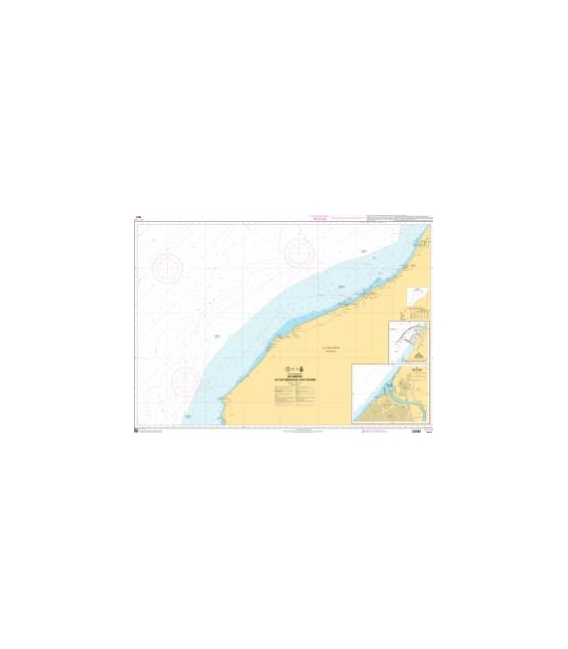 OceanGrafix French (SHOM) Nautical Chart 7551 De Kenitra au Cap Beddouza (Cap Cantin)