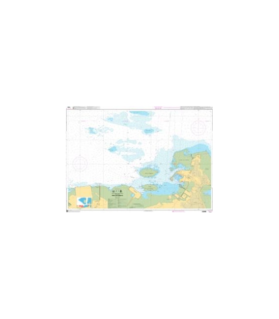 OceanGrafix French (SHOM) Nautical Chart 7546 Port de Djibouti