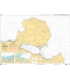 OceanGrafix French (SHOM) Nautical Chart 7540 Du Cap Drépanon au Port de Chaniá - Baie de Soúdas (La Sude)