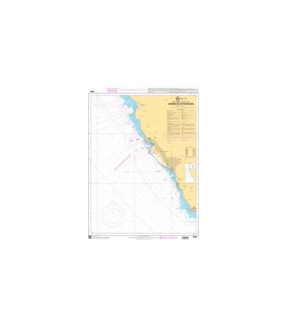 OceanGrafix French (SHOM) Nautical Chart 7530 Abords de Civitavecchia