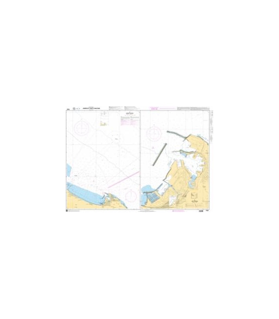 OceanGrafix French (SHOM) Nautical Chart 7529 Abords et Port dAncona
