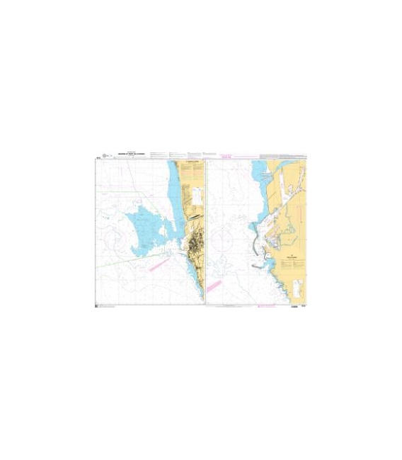 OceanGrafix French (SHOM) Nautical Chart 7516 Abords et port de Livorno