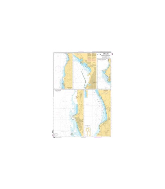 OceanGrafix French (SHOM) Nautical Chart 7513 Ports de Syrie