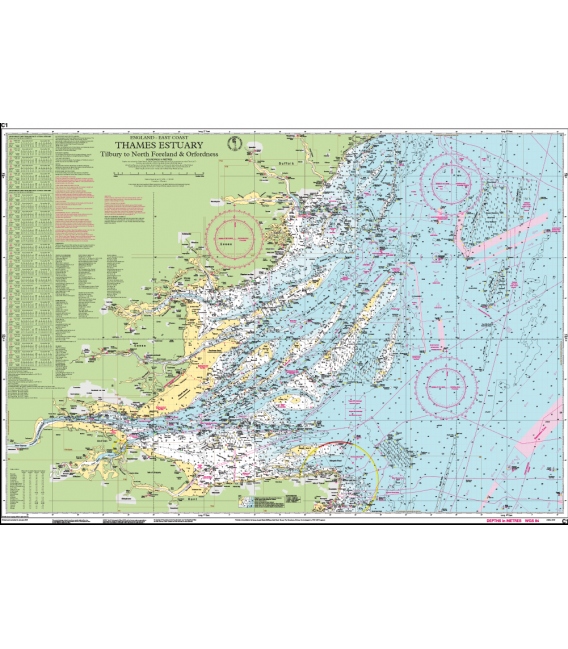 Imray Chart C1 Thames Estuary