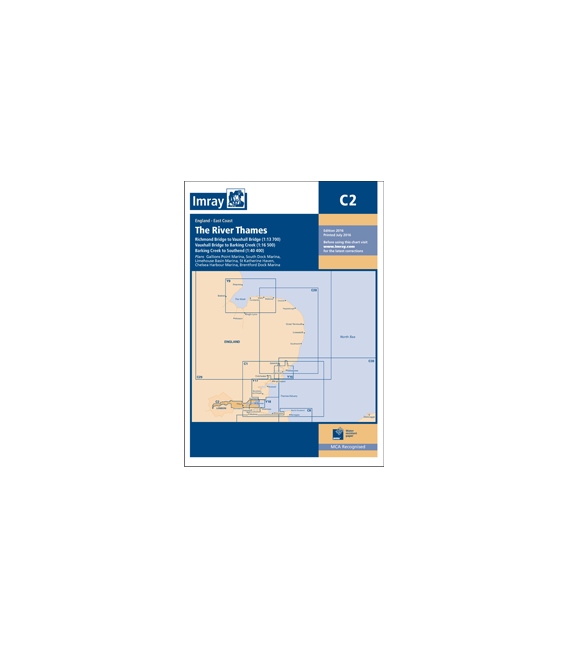 Imray Chart C2 The River Thames