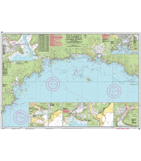Imray Chart C6 Salcombe to Lizard Point