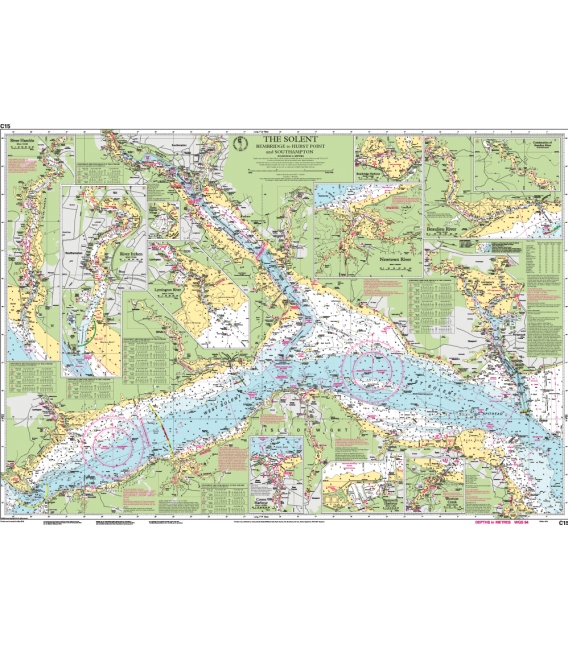 Imray Chart C15 The Solent