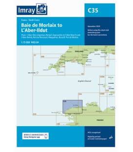 Imray Chart C35 Baie de Morlaix to L'Aber-Ildut