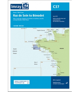 Imray Chart C37 Raz de Sein to Benodet