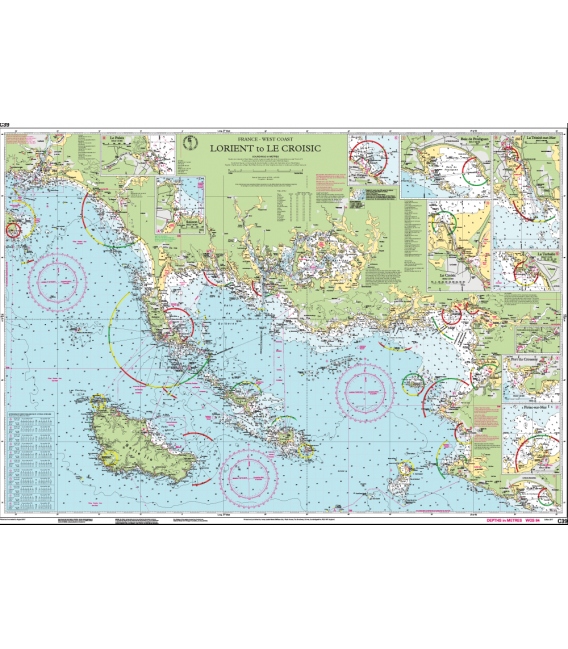 Imray Chart C39 Lorient to Le Croisic