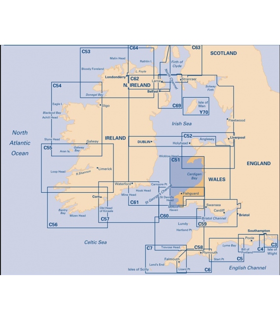Imray Chart C51 Cardigan Bay