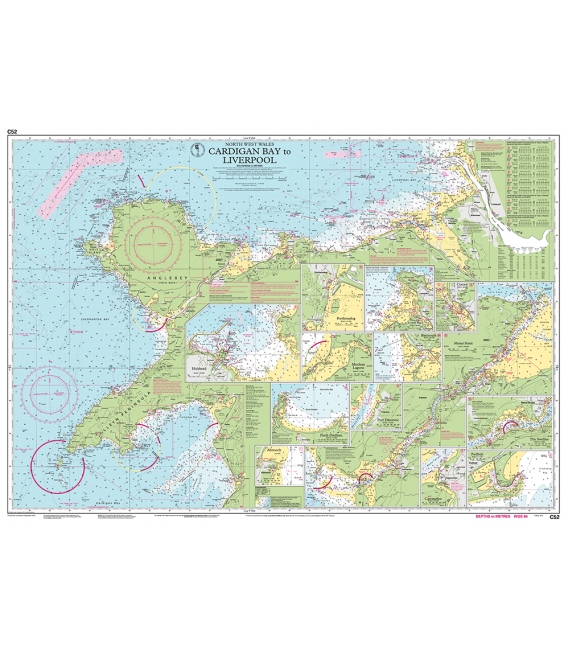 Imray Chart C52 Cardigan Bay to Liverpool