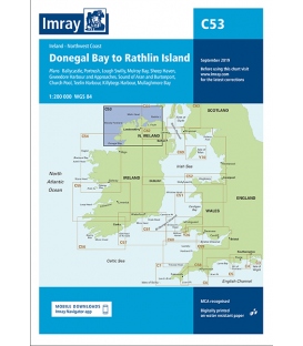 Imray Chart C53 Donegal Bay to Rathlin Island