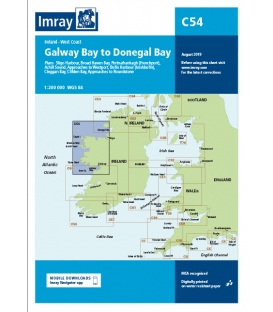 Imray Chart C54 Galway Bay to Donegal Bay