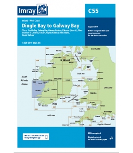 Imray Chart C55 Dingle Bay to Galway Bay