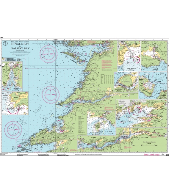 Imray Chart C55 Dingle Bay to Galway Bay