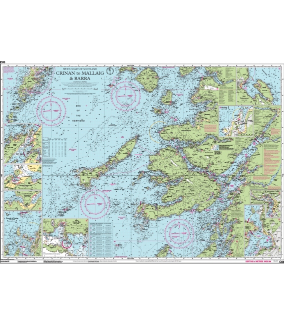 Imray Chart C65 Crinan to Mallaig and Barra