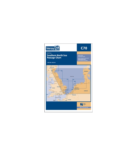 Imray Chart C70 Southern North Sea Passage Chart