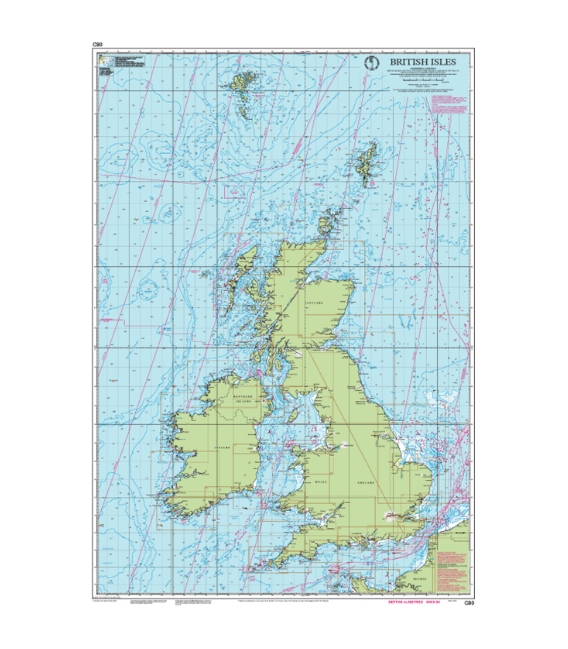 Imray Chart C80 British Isles