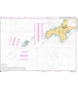 OceanGrafix French (SHOM) Nautical Chart 6967 De Saint Agnes Head à Dodman Point - Isles of Scilly