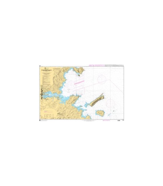 OceanGrafix French (SHOM) Nautical Chart 7189 Golfes dOlbia et dAranci - Iles Tavolara et Molara
