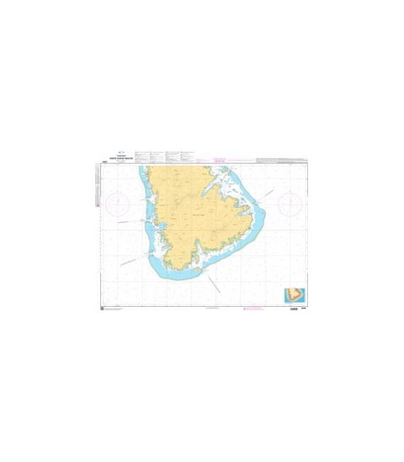 OceanGrafix French (SHOM) Nautical Chart 6284 Partie Sud de Raiatea