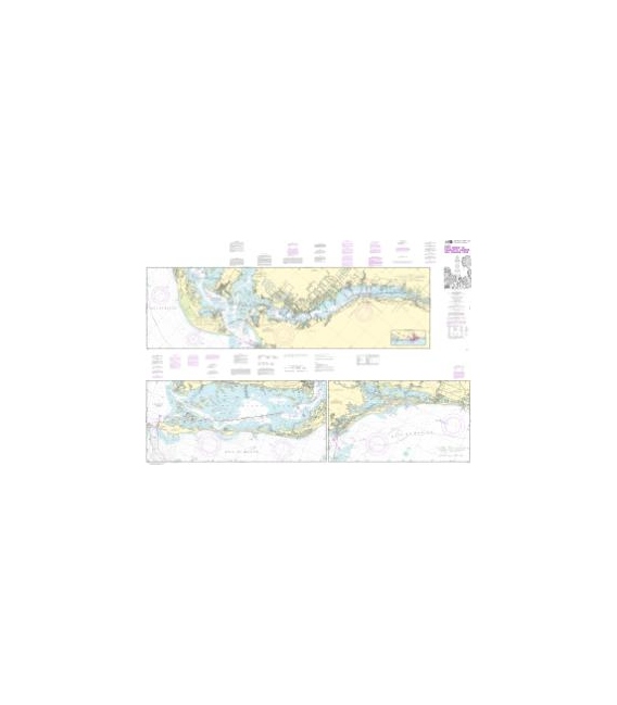 NOAA Chart 11427 Intracoastal Waterway Fort Myers to Charlotte Harbor and Wiggins Pass