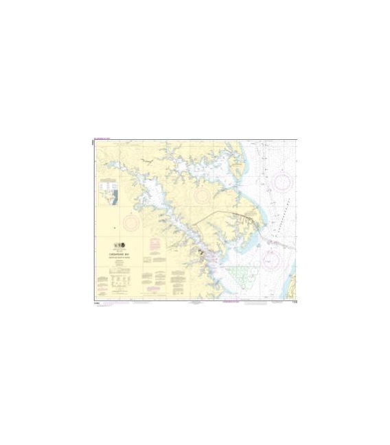 NOAA Chart 12282 Chesapeake Bay Severn and Magothy Rivers