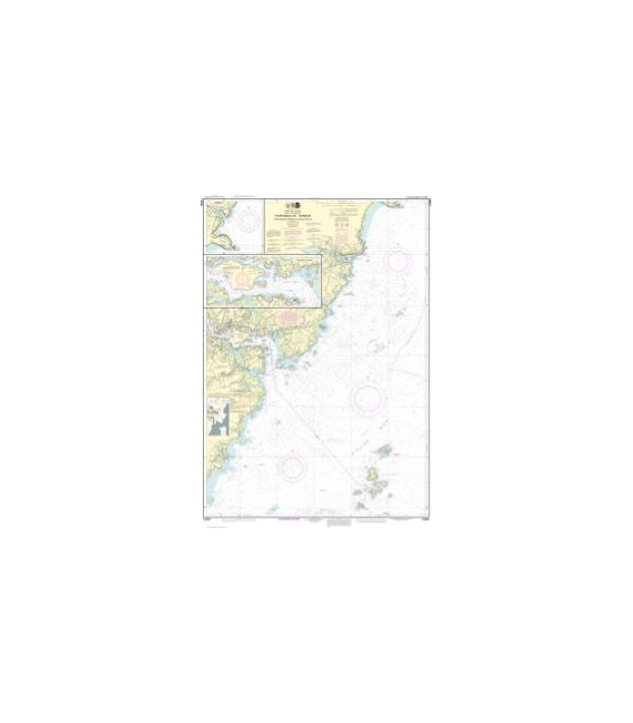 NOAA Chart 13283 Portsmouth Harbor Cape Neddick Harbor to Isles of Shoals - Portsmouth Harbor