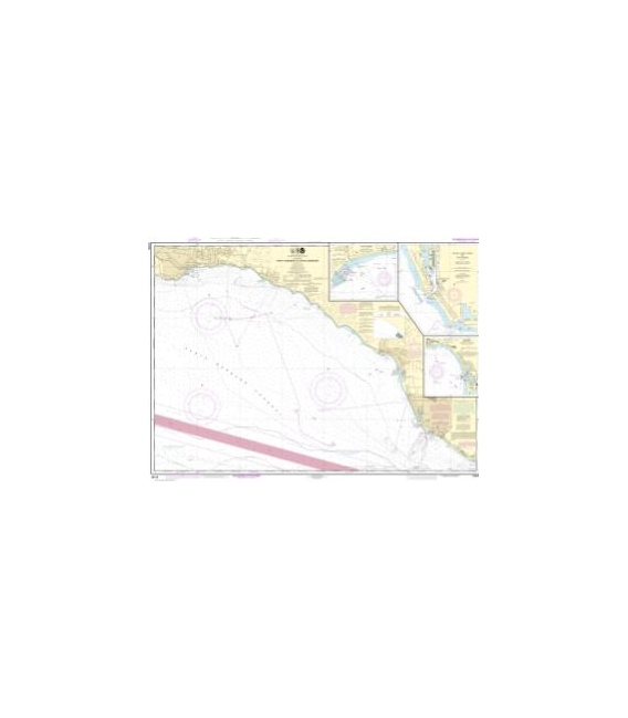 NOAA Chart 18725 Port Hueneme to Santa Barbara - Santa Barbara - Channel Islands Harbor and Port Hueneme - Ventura