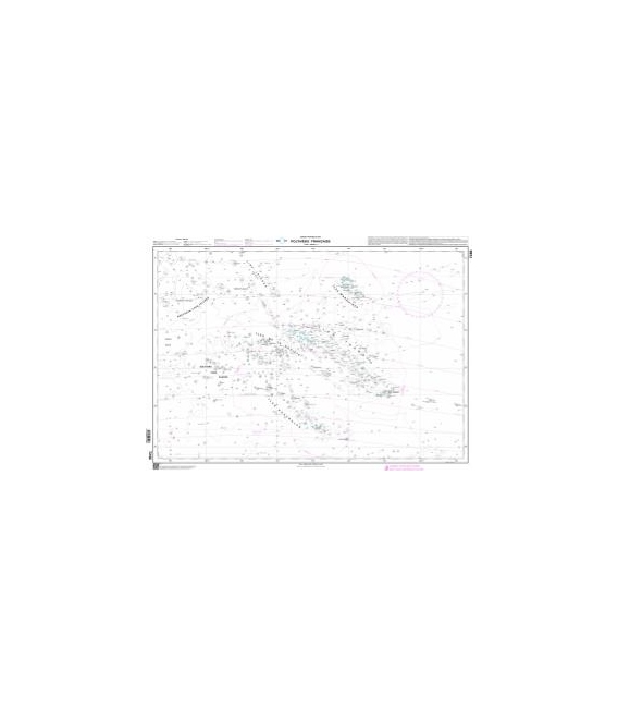 OceanGrafix French (SHOM) Nautical Chart 7246 Polynésie française