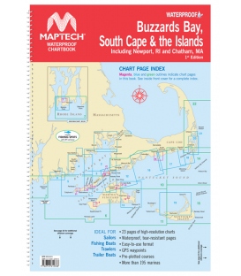 Buzzards Bay, South Cape & the Islands Chartbook (including Newport, RI and Chatham, MA (1st, 2021)