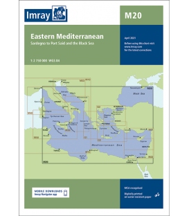 Imray Chart M20: Eastern Mediterranean 