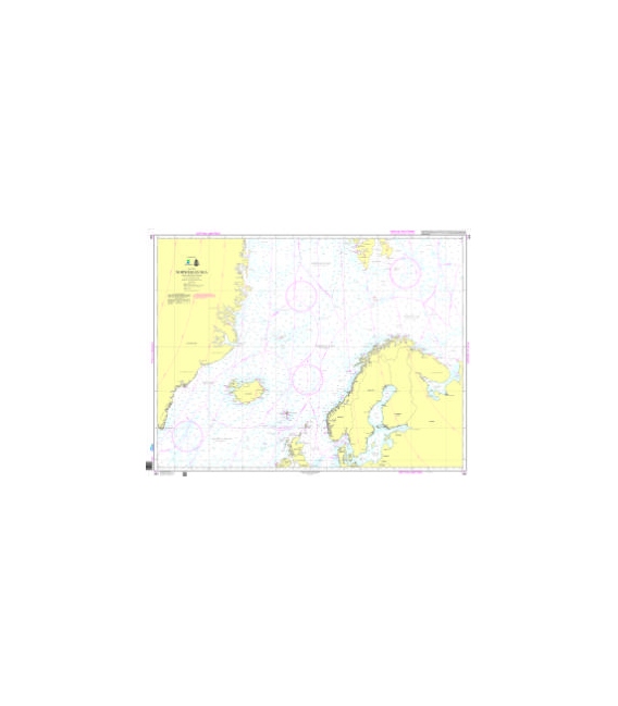 Norwegian Nautical Chart 300 Norwegian Sea and Adjacent Seas