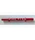 Fire Plan Holder (980mm x 80mm Dia.) (Horizontal) (Stainless Steel) (includes one self-adhesive vinyl FIRE PLAN sign, 150x150mm)