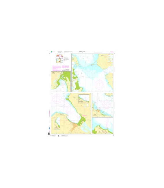 Norwegian Nautical Chart 513 Svalbard havner: Sveagruva, Forlandsrevet, Adventfjorden, Ny Ålesund