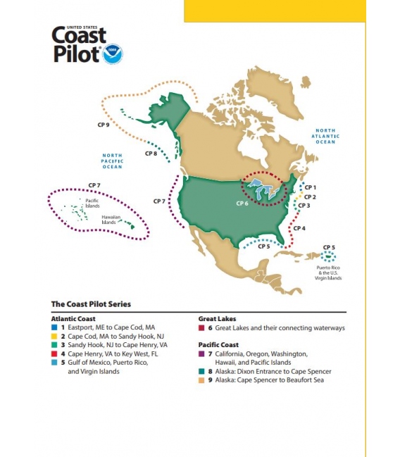 U.S. Coast Pilot 2: 55th Edition, 2026 - Atlantic Coast: Cape Cod, MA to Sandy Hook, NJ