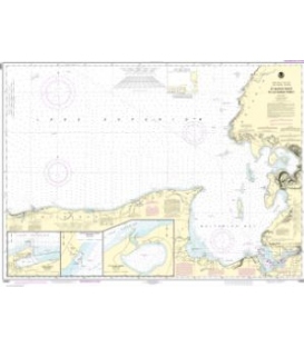 NOAA Chart 14962 St. Marys River to Au Sable Point - Whitefish Point - Little Lake Harbors - Grand Marais Harbor