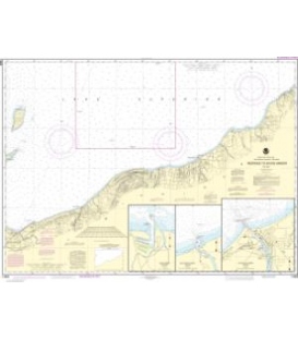 NOAA Chart 14965 Redridge to Saxon Harbor - Ontonagon harbor - Black River Harbor - Saxon Harbor