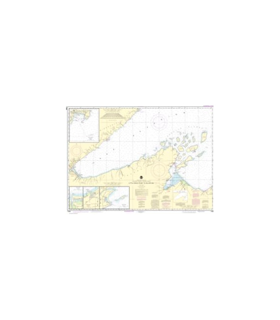NOAA Chart 14966 Little Girls Point to Silver Bay, including Duluth and Apostle Islands - Cornucopia Harbor - Port Wing Harbor -