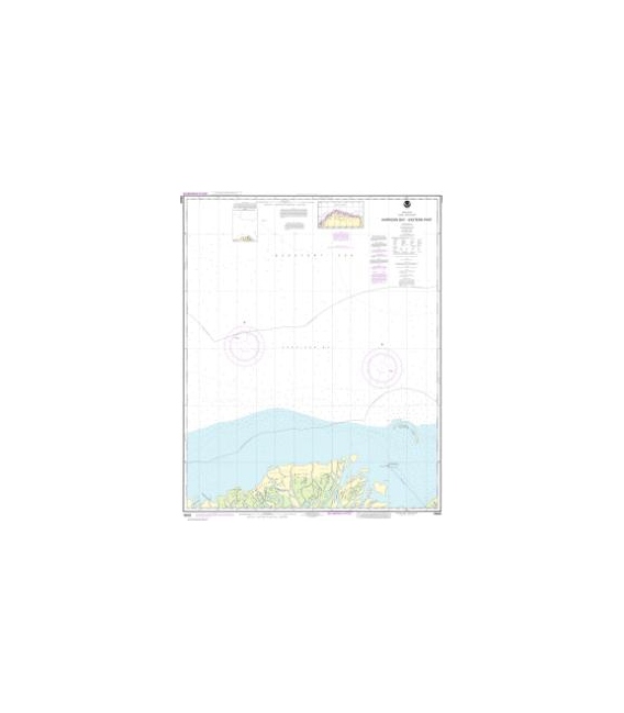 NOAA Chart 16063 Harrison Bay - Eastern Part
