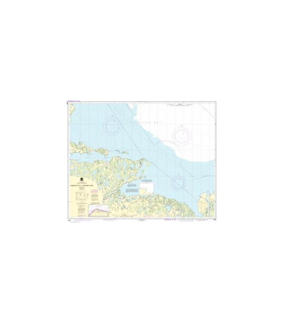 NOAA Chart 16064 Harrison Bay - Western part