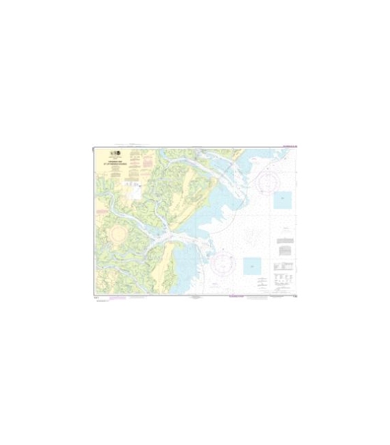 NOAA Chart 11511 Ossabaw and St. Catherines Sounds