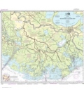 NOAA Chart 11352 Intracoastal Waterway New Orleans to Calcasieu River East Section